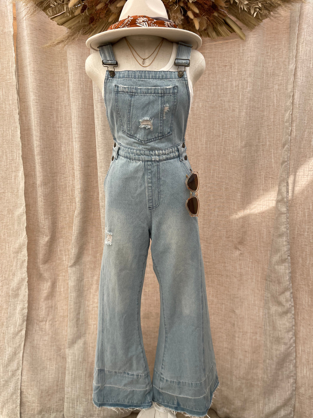 Up To No Good Denim Overall
