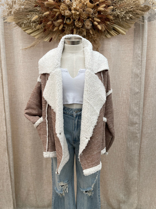 Bundled Up Sherpa Jacket